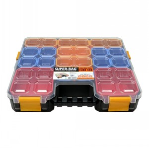 Cube Parts Organiser Case 17 Removable Compartments